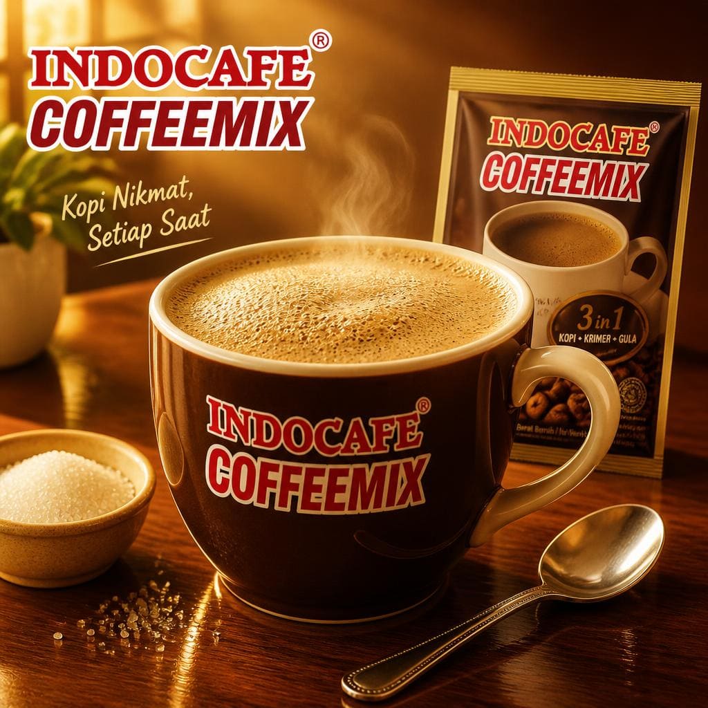 INDOCAFE COFFEEMIX Warkop Fresh dengan rasa kopi instan creamy